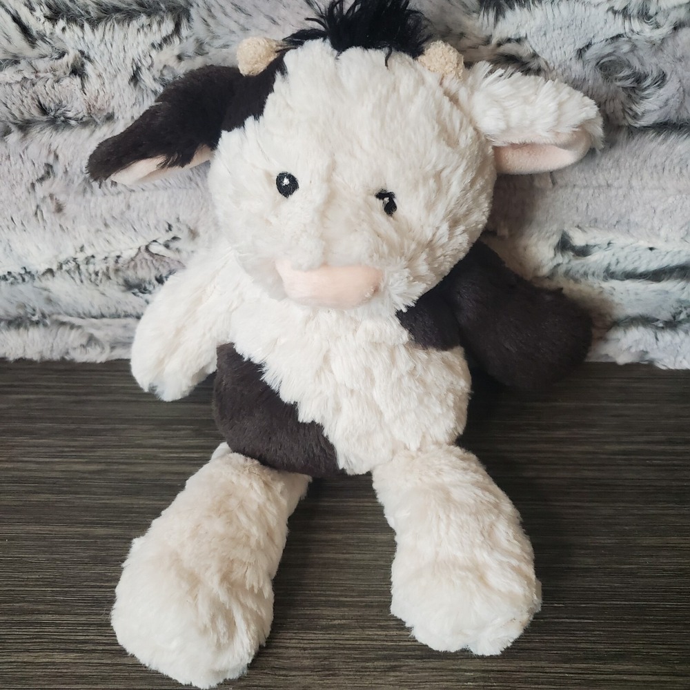 Mary Meyer Baby Plush Cow Calf Black & White Stuffed Animal 1507‎ SUPER SOFT 10"